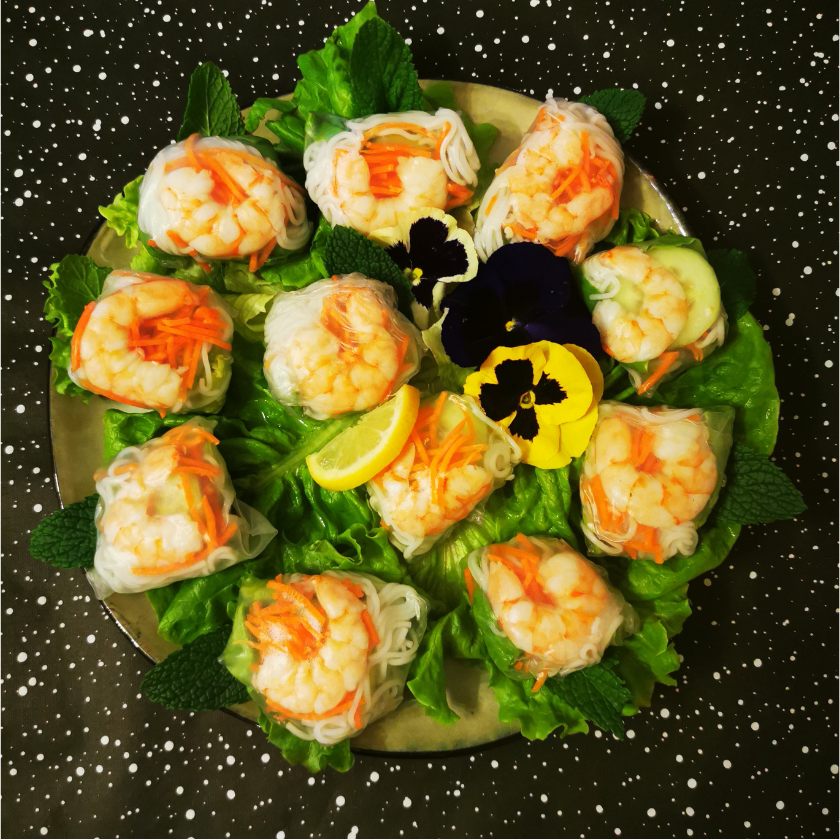 mini rouleaux de printemps
