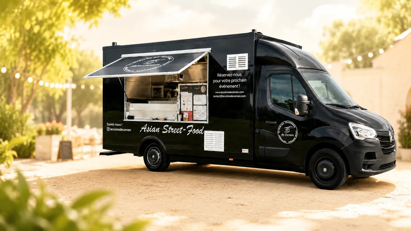 Traiteur Entreprise en Food Truck — La Cuisine de Carmen, food truck & traiteur asiatique
